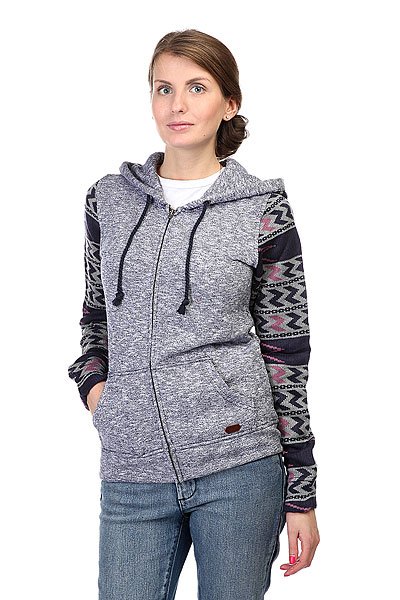 Толстовка женская Roxy Warmup Peacoat Blue от BOARDRIDERS Толстовка женская Roxy Warmup Peacoat Blue от BOARDRIDERS