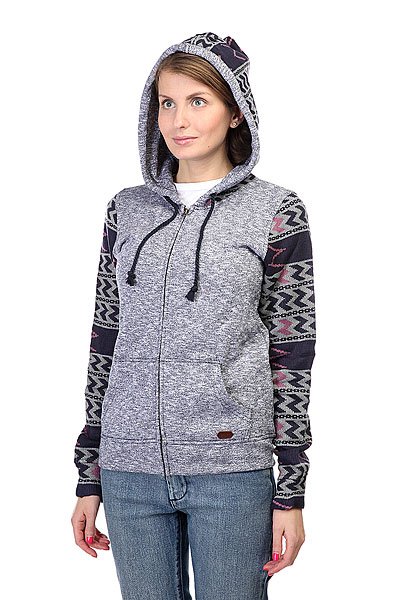 Толстовка женская Roxy Warmup Peacoat Blue от BOARDRIDERS Толстовка женская Roxy Warmup Peacoat Blue от BOARDRIDERS