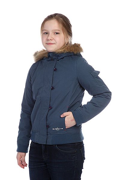 Куртка детская Roxy Road To Dark Denim от BOARDRIDERS Куртка детская Roxy Road To Dark Denim от BOARDRIDERS