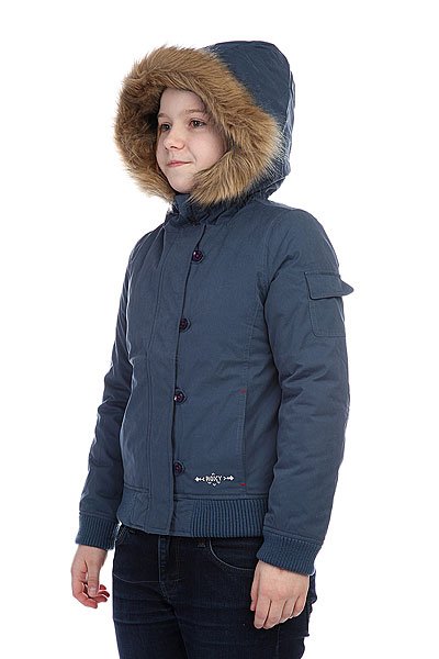 Куртка детская Roxy Road To Dark Denim от BOARDRIDERS Куртка детская Roxy Road To Dark Denim от BOARDRIDERS