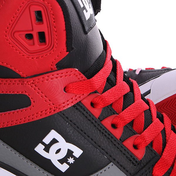 Кеды кроссовки высокие DC Spartan High Wc Red/Black/Grey от BOARDRIDERS Кеды кроссовки высокие DC Spartan High Wc Red/Black/Grey от BOARDRIDERS