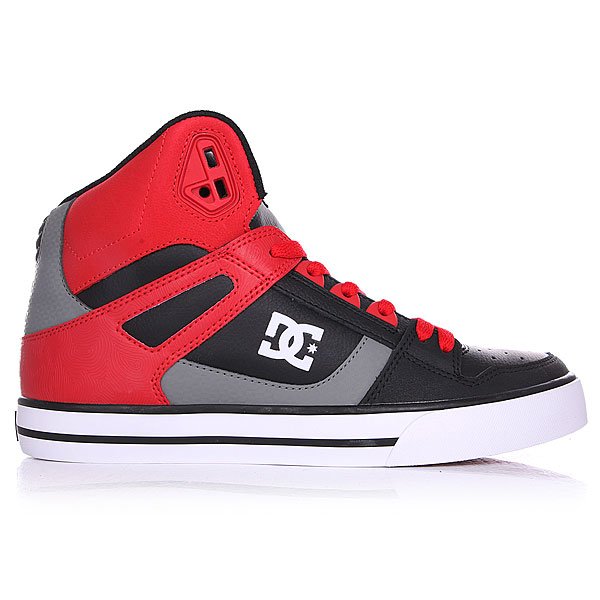 Кеды кроссовки высокие DC Spartan High Wc Red/Black/Grey от BOARDRIDERS Кеды кроссовки высокие DC Spartan High Wc Red/Black/Grey от BOARDRIDERS