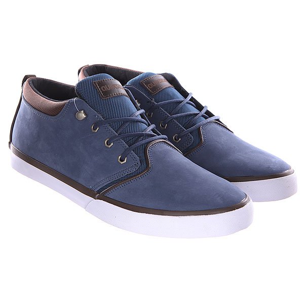 Кеды кроссовки Quiksilver Griffin Fg Blue/Brown/White от BOARDRIDERS Кеды кроссовки Quiksilver Griffin Fg Blue/Brown/White от BOARDRIDERS