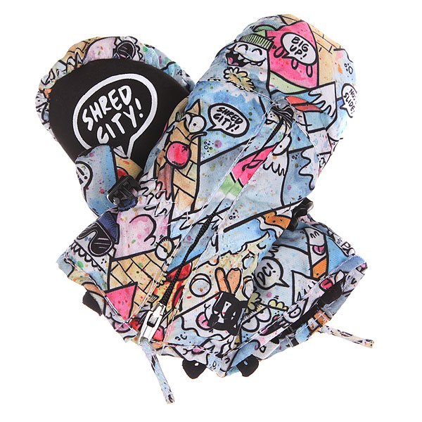 Варежки сноубордические детские DC Molan Toddler Kevin Lyons Print от BOARDRIDERS Варежки сноубордические детские DC Molan Toddler Kevin Lyons Print от BOARDRIDERS