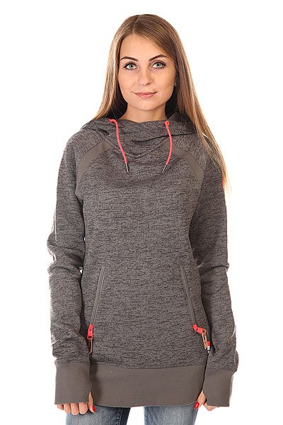 Толстовка сноубордическая женская DC Cleo J Heather Pewter от BOARDRIDERS Толстовка сноубордическая женская DC Cleo J Heather Pewter от BOARDRIDERS