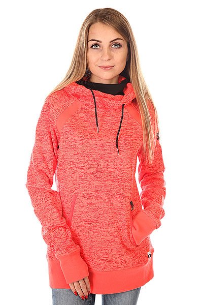 Толстовка сноубордическая женская DC Cleo J Fiery Coral от BOARDRIDERS Толстовка сноубордическая женская DC Cleo J Fiery Coral от BOARDRIDERS