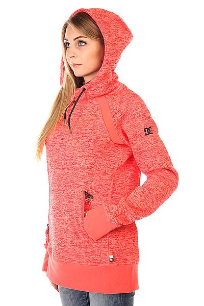Толстовка сноубордическая женская DC Cleo J Fiery Coral от BOARDRIDERS Толстовка сноубордическая женская DC Cleo J Fiery Coral от BOARDRIDERS