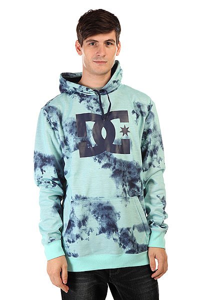 Толстовка сноубордическая DC Snowstar Po Tie Dye Aruba Blue от BOARDRIDERS Толстовка сноубордическая DC Snowstar Po Tie Dye Aruba Blue от BOARDRIDERS