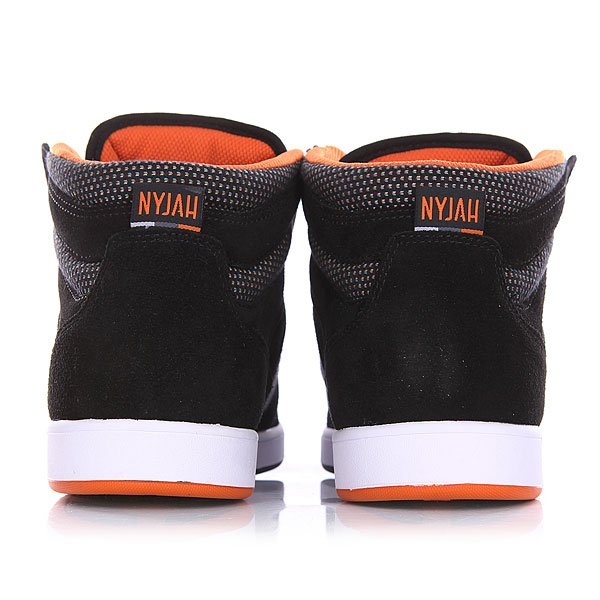 Кеды кроссовки высокие DC Nyjah High Se Black/Orange от BOARDRIDERS Кеды кроссовки высокие DC Nyjah High Se Black/Orange от BOARDRIDERS