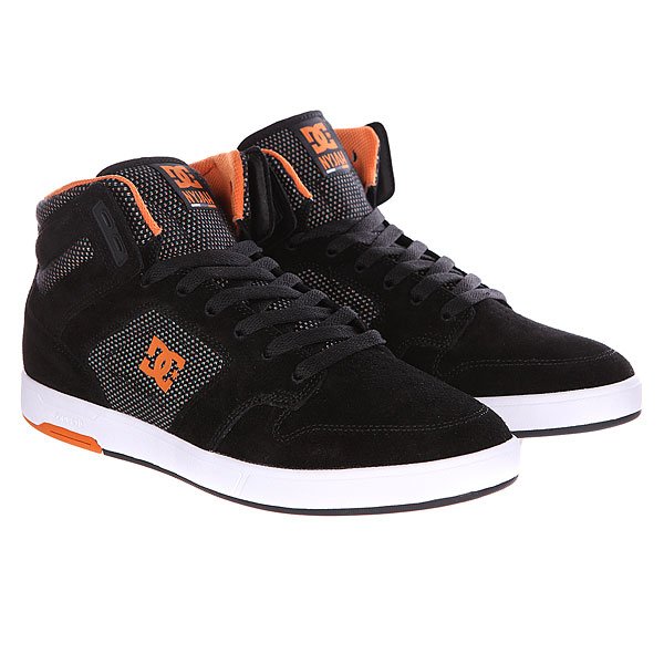 Кеды кроссовки высокие DC Nyjah High Se Black/Orange от BOARDRIDERS Кеды кроссовки высокие DC Nyjah High Se Black/Orange от BOARDRIDERS