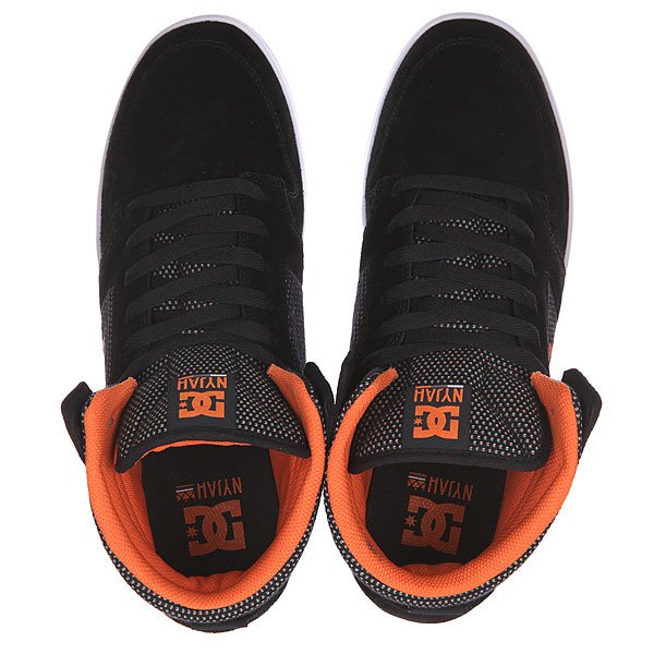 Кеды кроссовки высокие DC Nyjah High Se Black/Orange от BOARDRIDERS Кеды кроссовки высокие DC Nyjah High Se Black/Orange от BOARDRIDERS