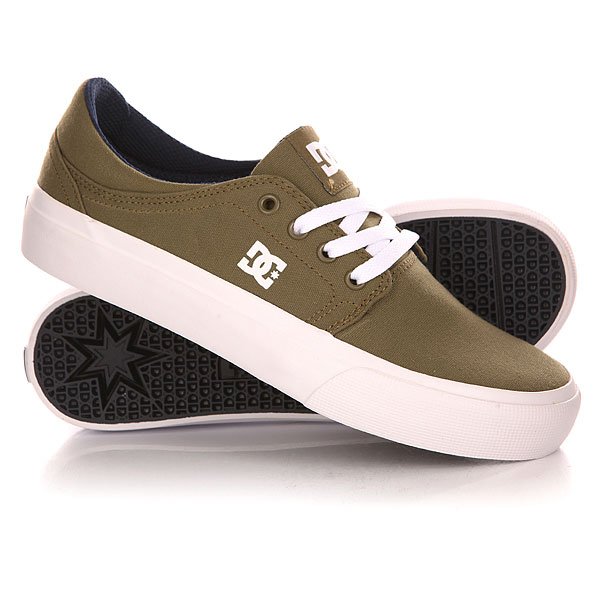 Кеды кроссовки низкие женские DC Trase Tx J Shoe Dark Olive от BOARDRIDERS Кеды кроссовки низкие женские DC Trase Tx J Shoe Dark Olive от BOARDRIDERS