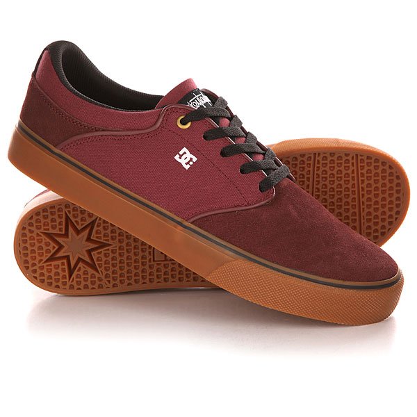 Кеды кроссовки низкие DC Mikey Taylor Vu Shoe Burgundy от BOARDRIDERS Кеды кроссовки низкие DC Mikey Taylor Vu Shoe Burgundy от BOARDRIDERS