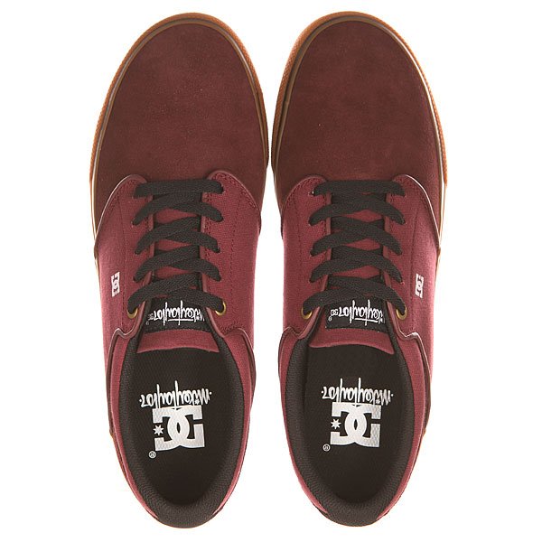 Кеды кроссовки низкие DC Mikey Taylor Vu Shoe Burgundy от BOARDRIDERS Кеды кроссовки низкие DC Mikey Taylor Vu Shoe Burgundy от BOARDRIDERS