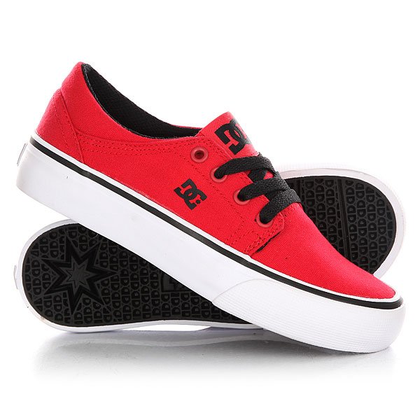 Кеды кроссовки низкие детские DC Trase Tx Athletic Red