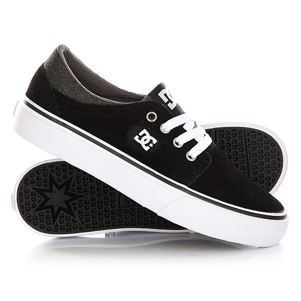 Кеды кроссовки низкие детские DC Trase Sd Black/Grey/White