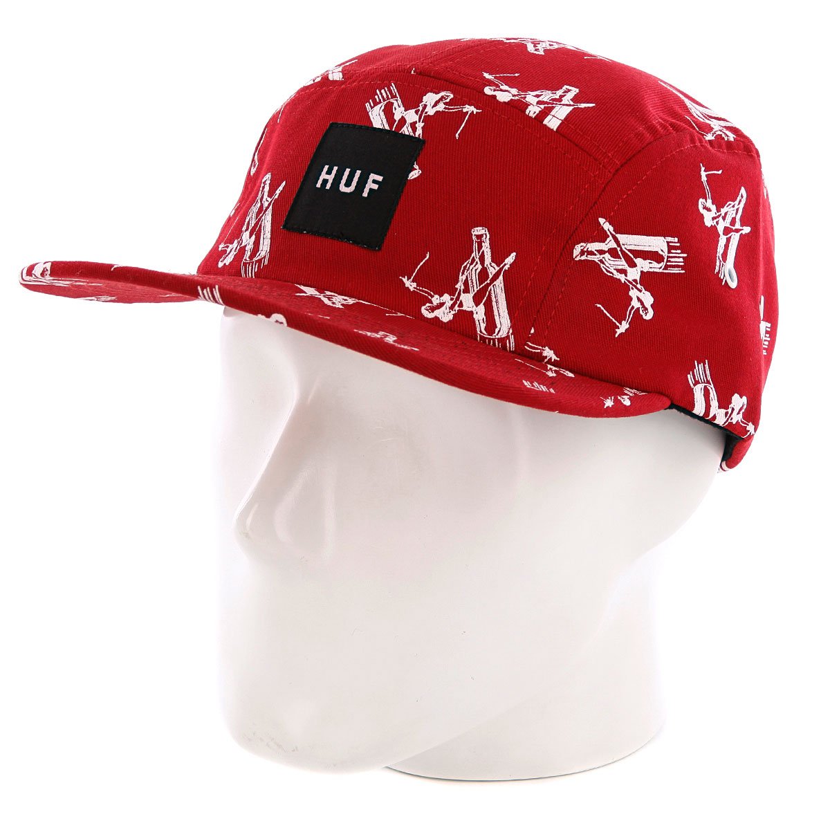 Купить бейсболку пятипанелька Huf Joyride Volley Red в интернет ...