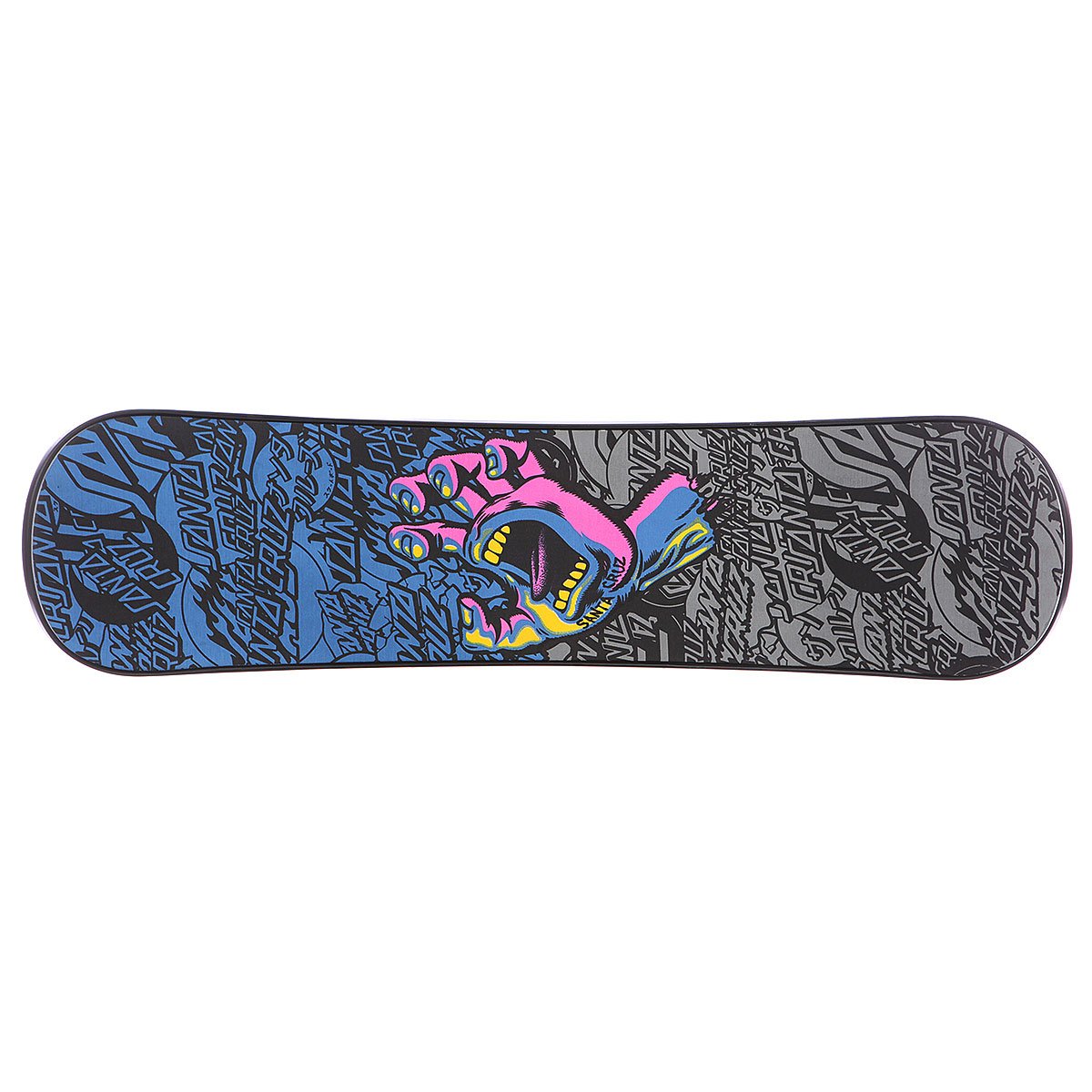 Купить сноускейт Santa Cruz Screaming Hand Black Plank в интернет ...