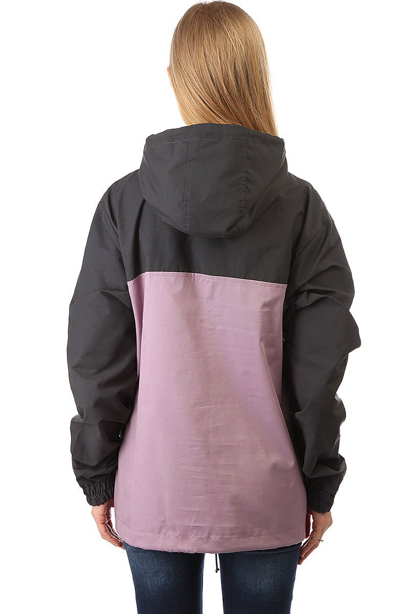 Купить анорак женский Anteater Anorakcotton серый/фиолетовый в интернет ...