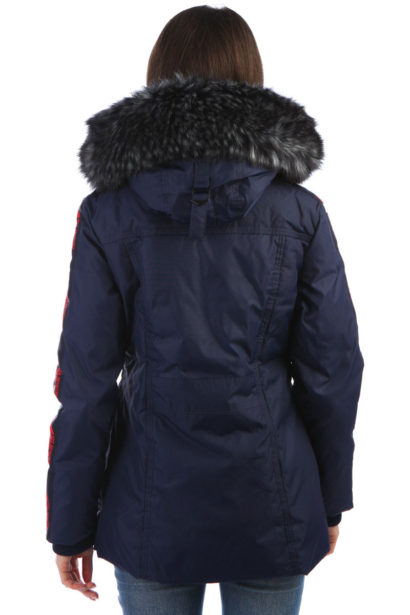 Купить пуховик SuperDry Sport Candian Mountn Rnge Down Parka Navy в ...