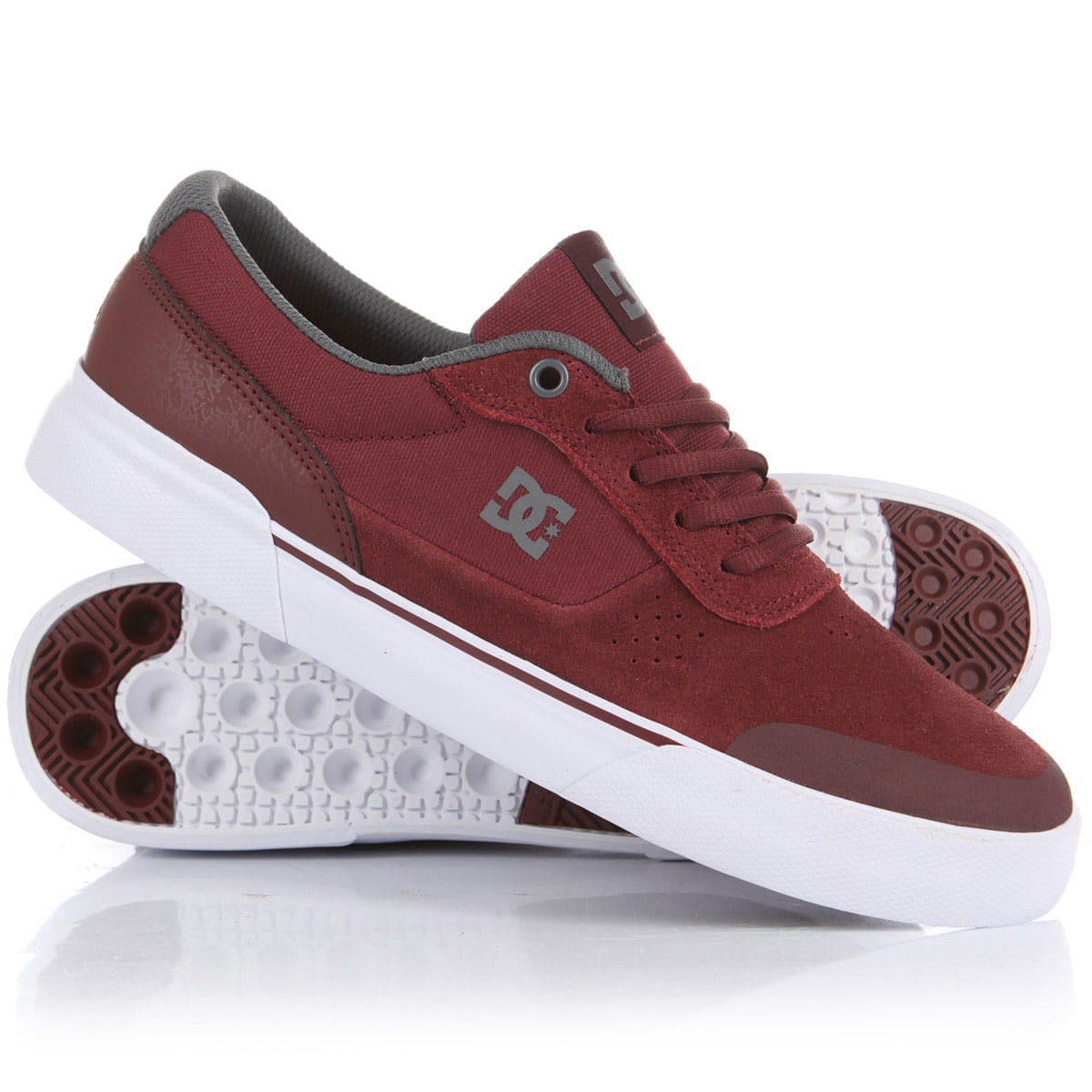 Dc shoes maroon on sale