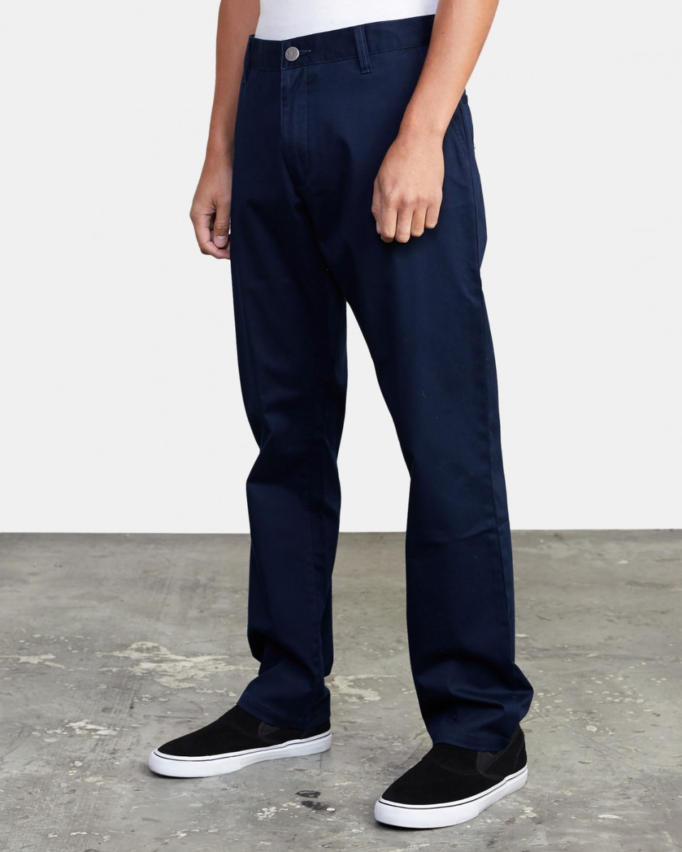 

Мужские Брюки RVCA The Weekend Stretch, Белый, U1PTRL-RVF0