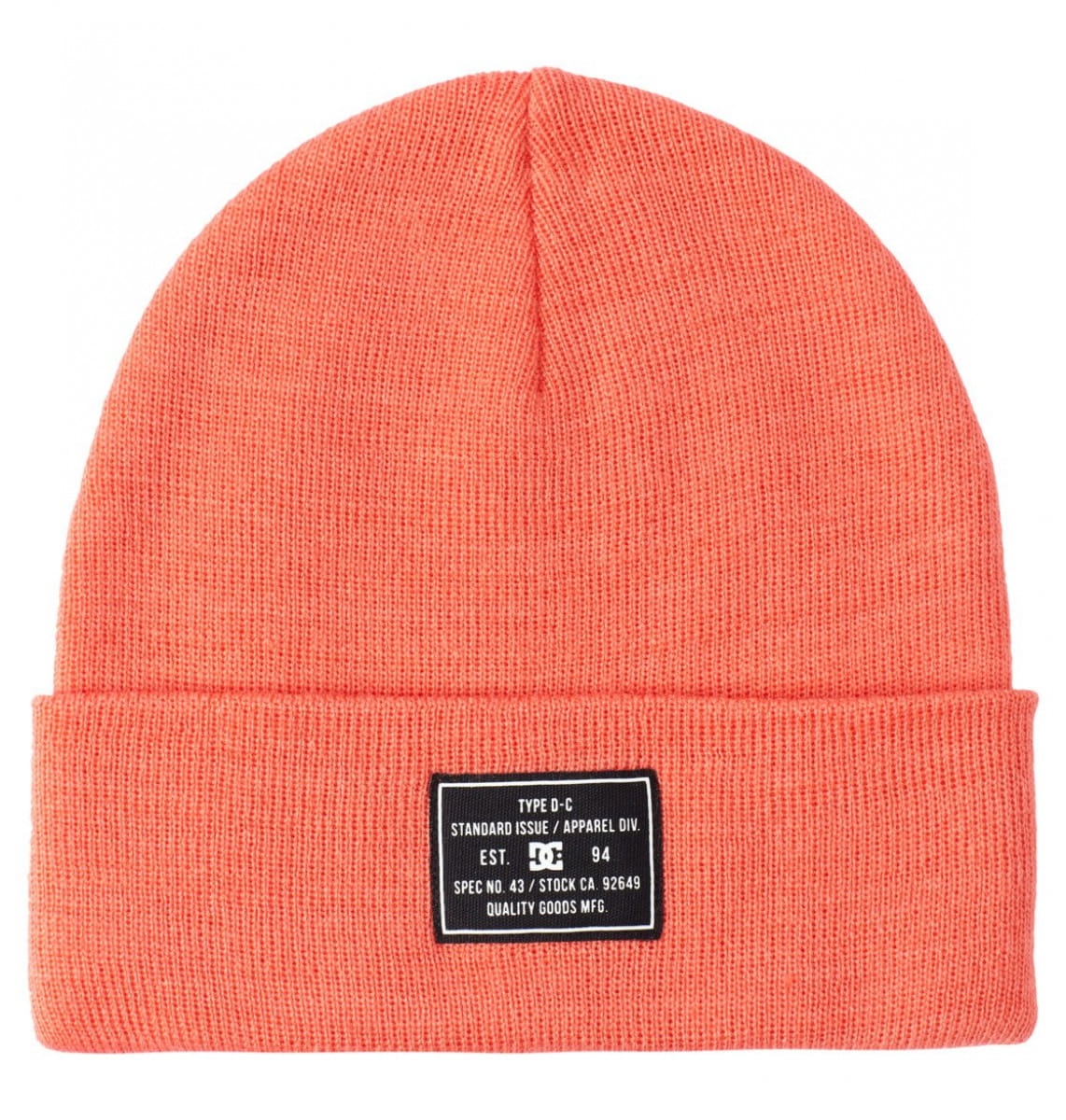 Купить шапку-Бини Dc Label коралловый от DC Shoes по выгодной цене за ...