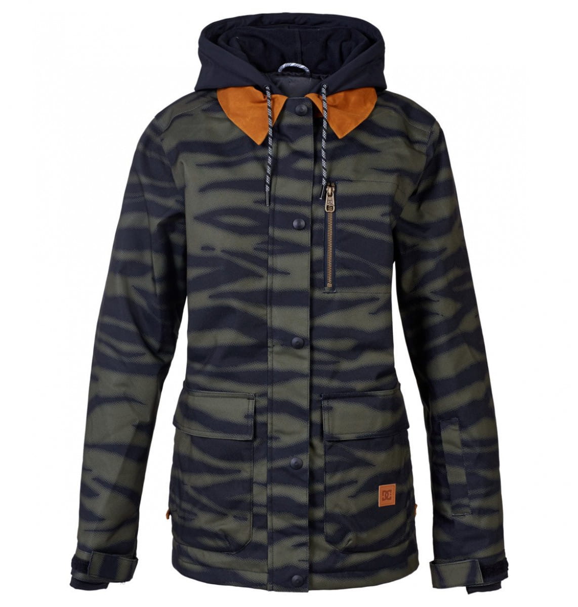 Купить сноубордическая Куртка DC SHOES Bandwidth Zebra Olive Night ...