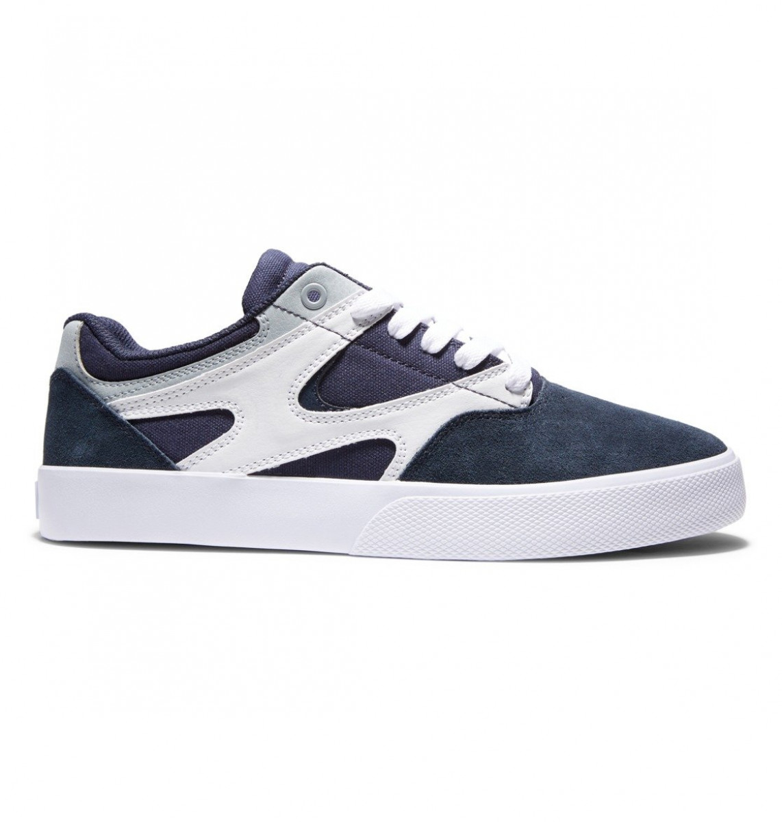 

Кожаные Кеды Kalis Vulc Dc Navy/White, Серый;белый, ADYS300569