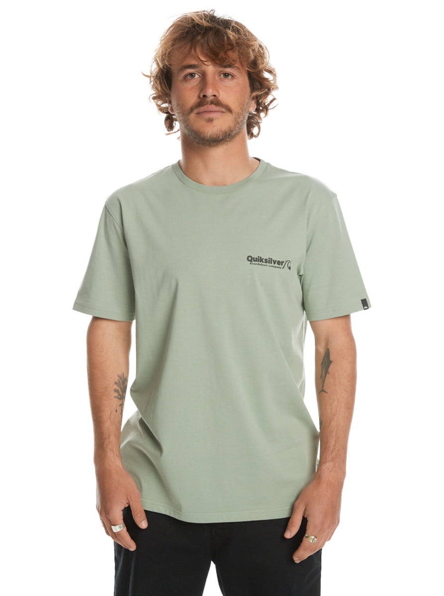 Купить футболку QUIKSILVER Screen Tee 1 зеленый от QUIKSILVER по выгодной  цене за 2233 Р | Футболки Квиксильвер с доставкой в brd.ru