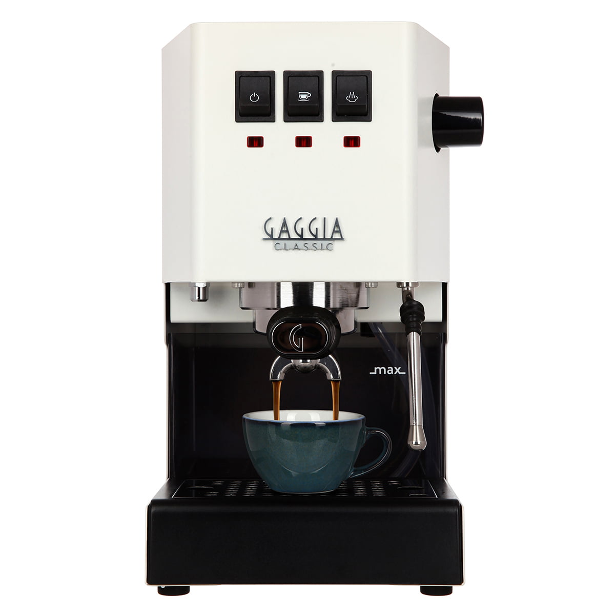 Купить кофемашину Gaggia (италия) рожковая полуавтоматическая RI9480/13 New  Classic Pro 2019 White Coffee Machine в интернет-магазине Джаст Кофе