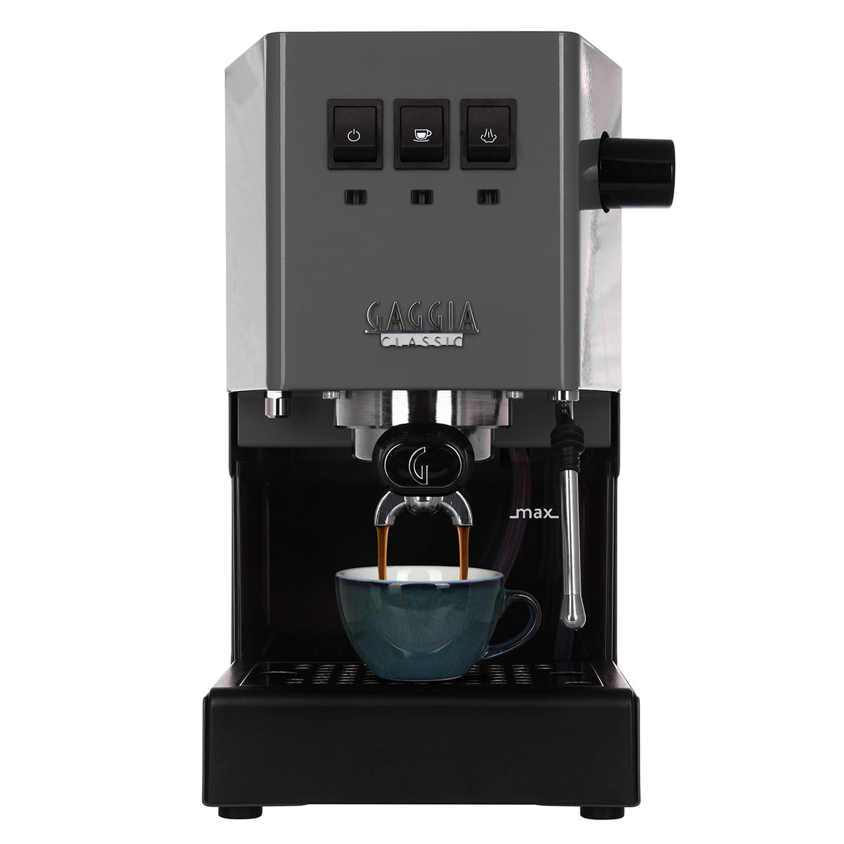 Купить кофемашину Gaggia (италия) рожковая полуавтоматическая Milano  RI9480/16 NEW CLASSIC PRO 2019 Grey Coffee Machine в интернет-магазине  Джаст Кофе