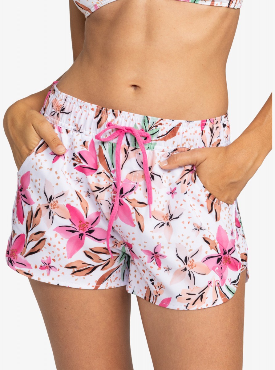 

Женские бордшорты ROXY Wave Printed 2", Серый, ERJBS03230