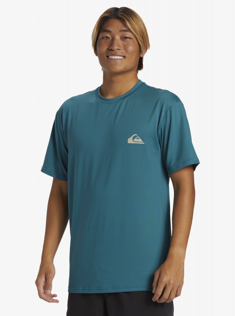 Купить мужской рашгард с коротким рукавом Everyday Surf colonial blue ...