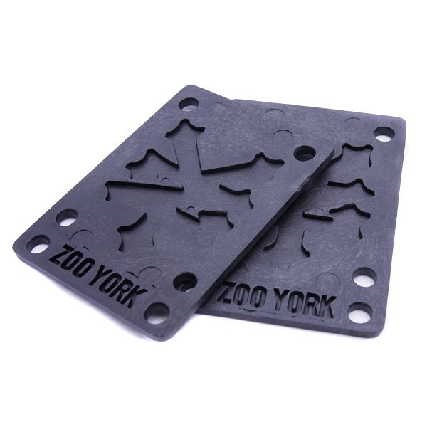 Купить подкладки для скейтборда Zoo York Stencil Risers (130511pig95) в ...