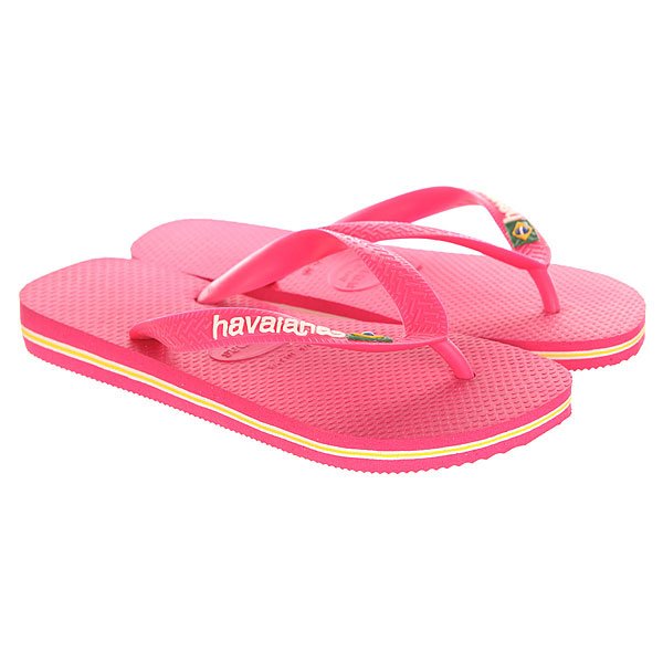 Купить вьетнамки Havaianas Brasil Logo Pink в интернет-магазине ...