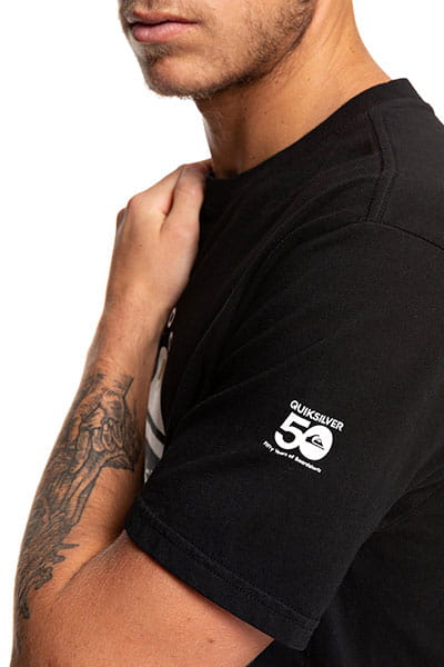 .///  Quiksilver 50 Year Tee Black