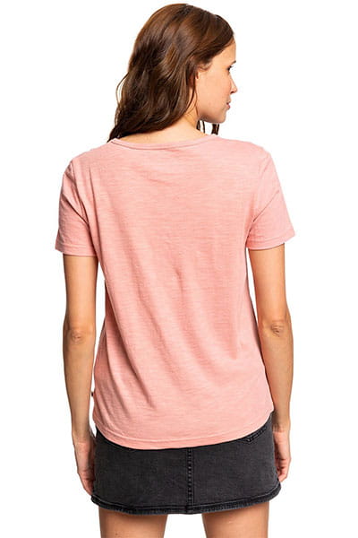 Женская футболка Red Sunset Roxy ERJZT04629, размер M, цвет розовый - фото 4