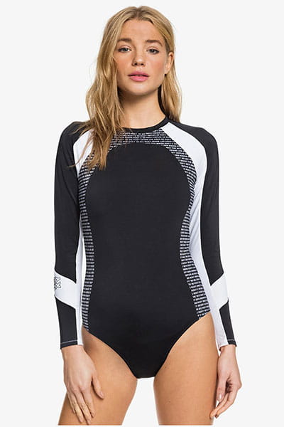 

Женский купальник с длинным рукавом и молнией на спине ROXY Fitness UPF 50, ERJWR03380