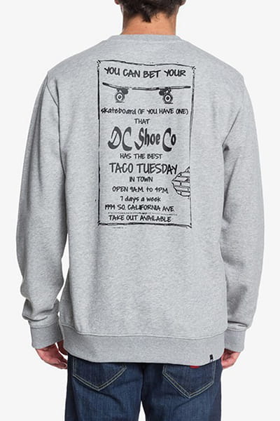 Муж./Одежда/Толстовки и флис/Толстовки свитшот Мужской Свитшот Taco Tuesday