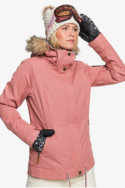 Женская сноубордическая куртка Meade Roxy ERJTJ03275, размер M, цвет розовый - фото 1