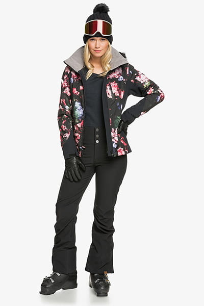 .// /      Roxy Jet Ski Premium True Black Blooming
