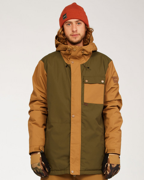 Куртки для сноуборда U6JM28-BIF0 Olive