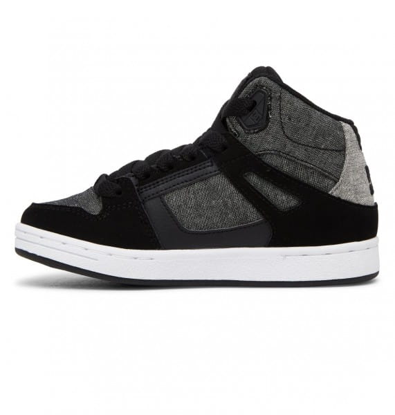 Детские Высокие Кеды кроссовки Pure Hi DC Shoes ADBS100242, размер 4.5M, цвет черный - фото 3
