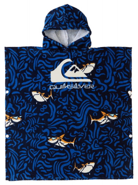Детское Полотенце-Пончо Hoody Towel QUIKSILVER AQKAA03005, размер One Size, цвет синий - фото 1