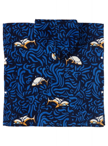 Детское Полотенце-Пончо Hoody Towel QUIKSILVER AQKAA03005, размер One Size, цвет синий - фото 2