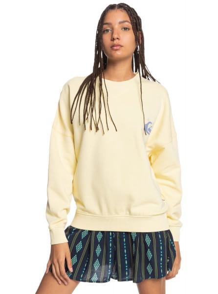 

Свитшот Из Органического Хлопка Quiksilver Womens, Желтый, EQWFT03040