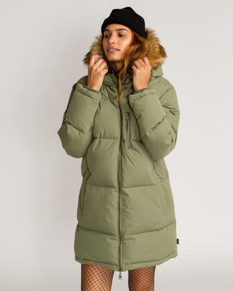 superdry cocoon parka khaki