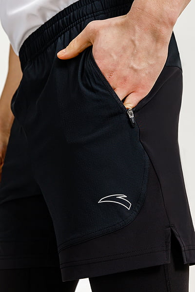 Купить тайтсы с шортами Anta Running (852315302-1) в интернет-магазине ...