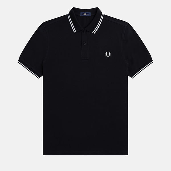 Fred perry white polo sale best sale